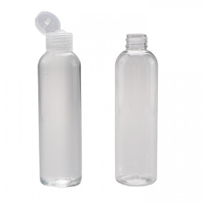 High quality 120ml pet empty  plastic bottles with flip top cap for liquids