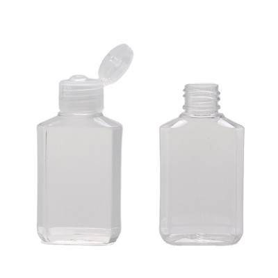 In stock 60ml PET empty hand sanitizer bottle hand washing bottle with high quality