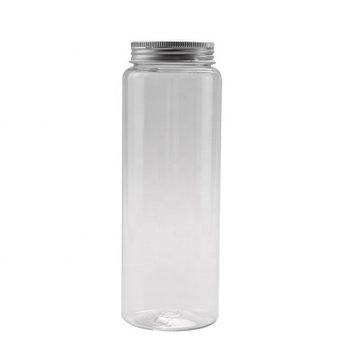 High quality PET 500ml drinking juice plastic bottle with aluminous lid for beverages