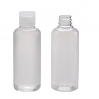 100ML empty pet plastic hand sanitizer gel bottles with flip top cap