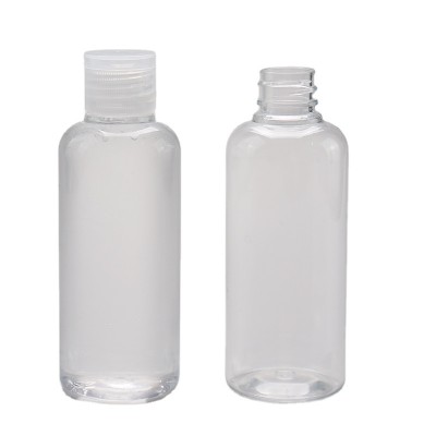 Factory direct sale a large number of plastic bottle with flip caps for liquids